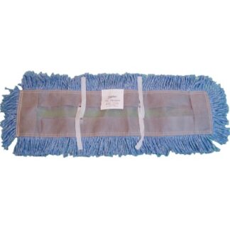 30" Blue Disposable Dust Mop