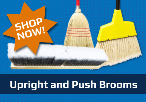 Zephyr upright and push brooms