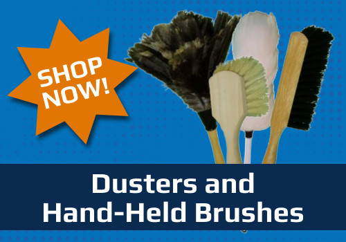Zephyr dusters and hand-held brushes